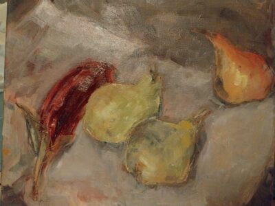 Julia Schöne - Aubergine und Birnen